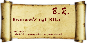 Brassoványi Rita névjegykártya